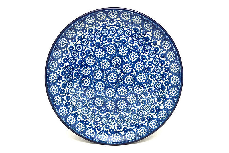 5/8"H x 6 1/4"W
 Polish Pottery Plate - Bread & Butter (6 1/4") - Midnight 261-2615a (5/8"H x 6 1/4"W
)
