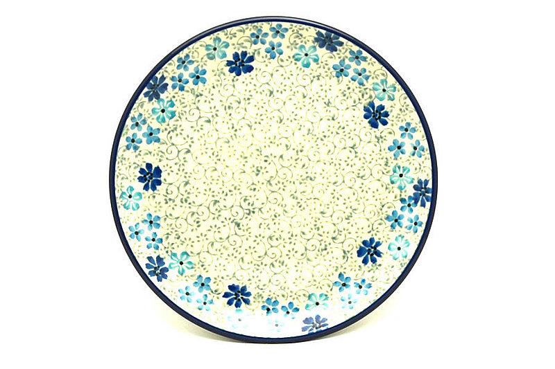 5/8"H x 6 1/4"W
 Polish Pottery Plate - Bread & Butter (6 1/4") - Sea Blossom 261-2612a (5/8"H x 6 1/4"W
)