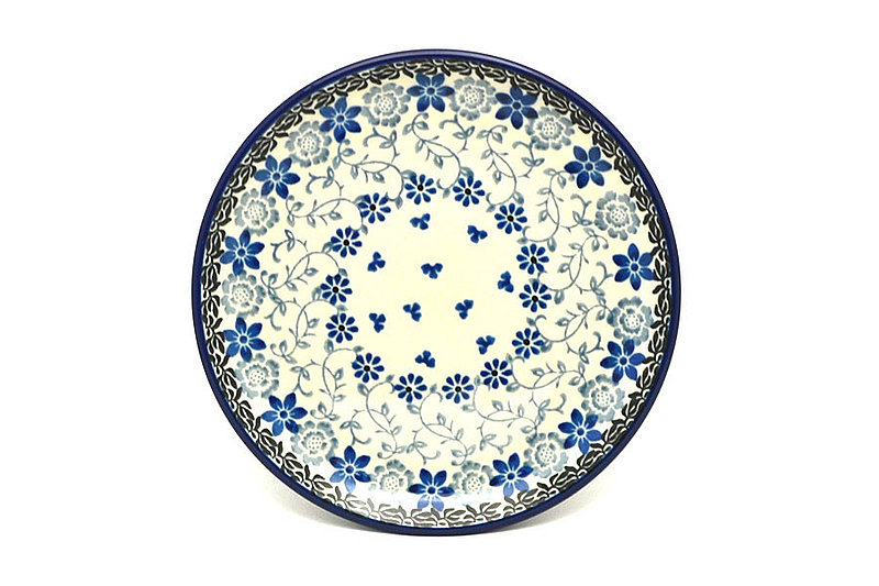 5/8"H x 6 1/4"W
 Polish Pottery Plate - Bread & Butter (6 1/4") - Silver Lace 261-2158a (5/8"H x 6 1/4"W
)