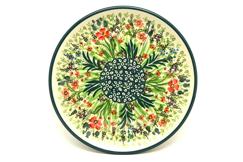 5/8"H x 6 1/4"W
 Polish Pottery Plate - Bread & Butter (6 1/4") - Unikat Signature - U4335 261-U4335 (5/8"H x 6 1/4"W
)