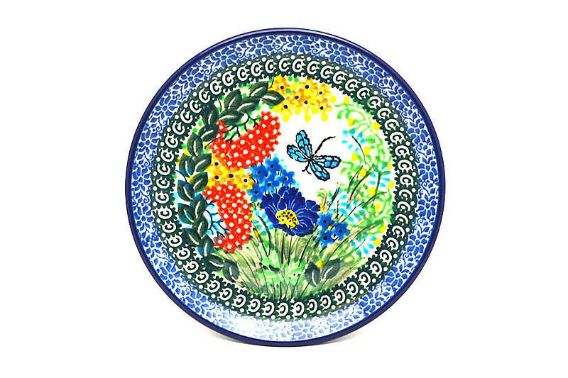5/8"H x 6 1/4"W
 Polish Pottery Plate - Bread & Butter (6 1/4") - Unikat Signature - U4612 261-U4612 (5/8"H x 6 1/4"W
)