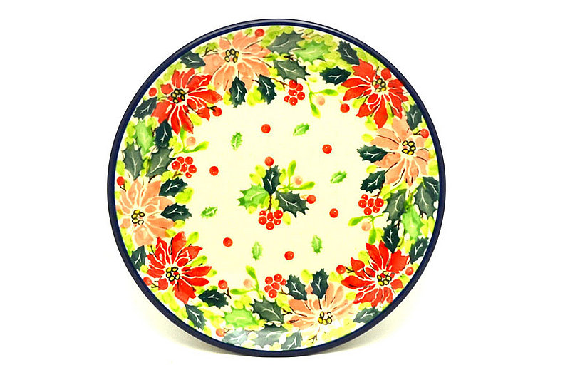 5/8"H x 6 1/4"W
 Polish Pottery Plate - Bread & Butter (6 1/4") - Unikat Signature - U5054 261-U5054 (5/8"H x 6 1/4"W
)