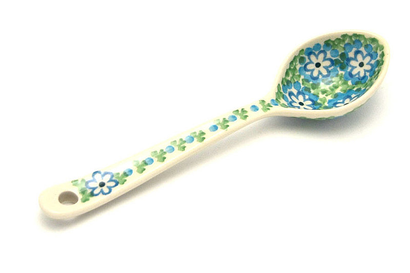 6 1/4"L
 Polish Pottery Spoon - Medium - Key Lime 590-2252a (6 1/4"L
)