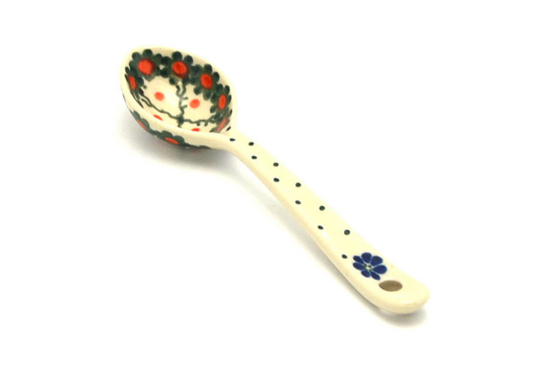 6 1/4"L
 Polish Pottery Spoon - Medium - Primrose 590-854a (6 1/4"L
)