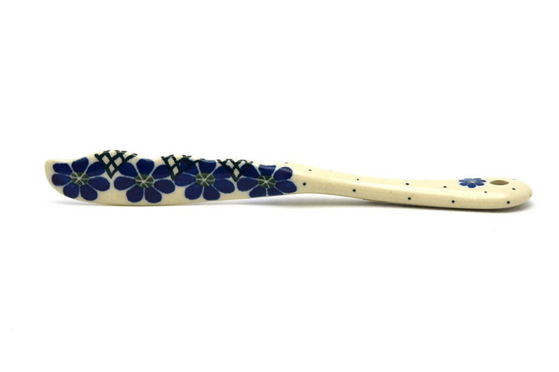 7 1/4"L
 Polish Pottery Spreader - Primrose 563-854a (7 1/4"L
)