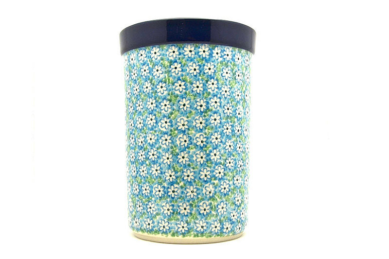 8"H x 5 1/2"W
 Polish Pottery Wine Crock - Key Lime 169-2252a (8"H x 5 1/2"W
)