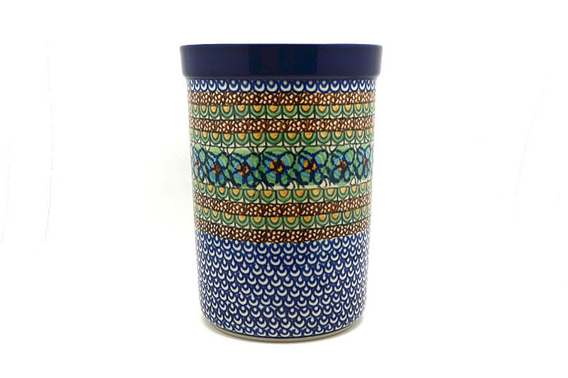 8"H x 5 1/2"W
 Polish Pottery Wine Crock - Unikat Signature - U151 169-U0151 (8"H x 5 1/2"W
)