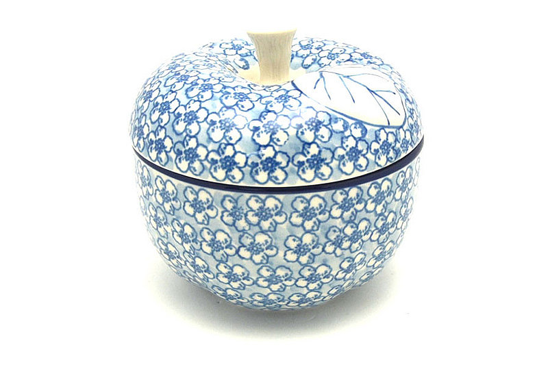 Polish Pottery Apple Baker - Daisy Flurry