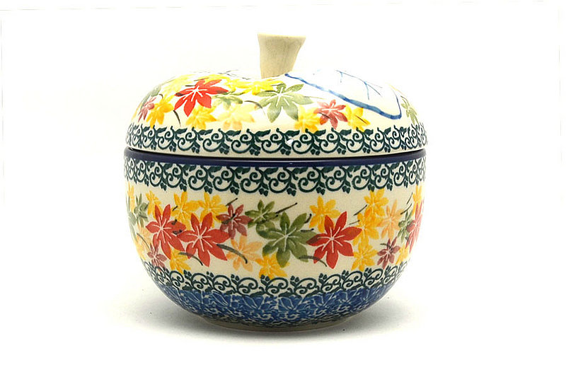 Ceramika Artystyczna Polish Pottery Apple Baker - Maple Harvest 034-2533a (Ceramika Artystyczna)