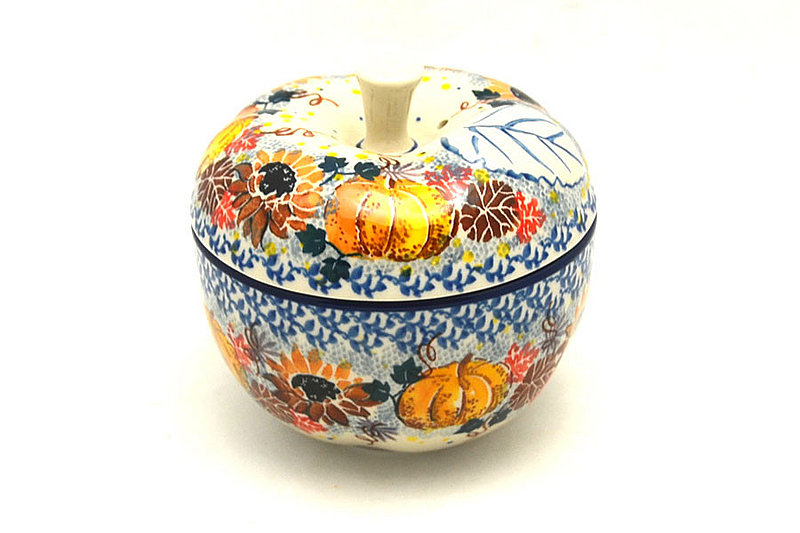 Ceramika Artystyczna Polish Pottery Apple Baker - Unikat Signature - U4741 034-U4741 (Ceramika Artystyczna)