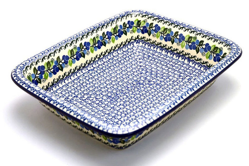 Ceramika Artystyczna Polish Pottery Baker - Lasagna - Blue Berries 854-1416a (Ceramika Artystyczna)