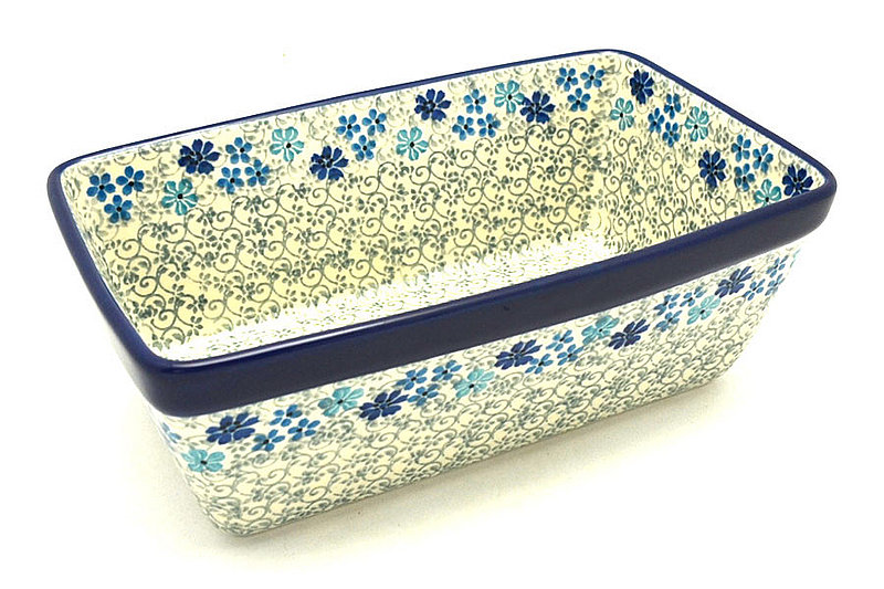 Ceramika Artystyczna Polish Pottery Baker - Loaf Dish - Sea Blossom 603-2612a (Ceramika Artystyczna)