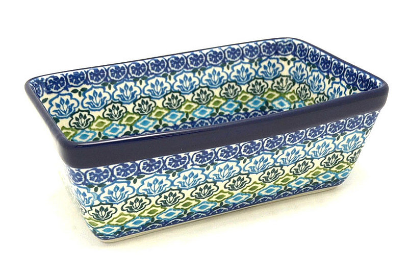 Polish Pottery Baker - Loaf Dish - Tranquil Tide