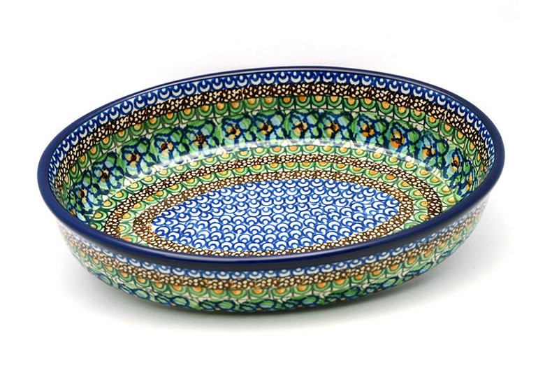 Ceramika Artystyczna Polish Pottery Baker - Oval - Medium - Unikat Signature U151 298-U0151 (Ceramika Artystyczna)