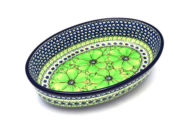 Ceramika Artystyczna Polish Pottery Baker - Oval - Medium - Unikat Signature U408A 298-U408A (Ceramika Artystyczna)