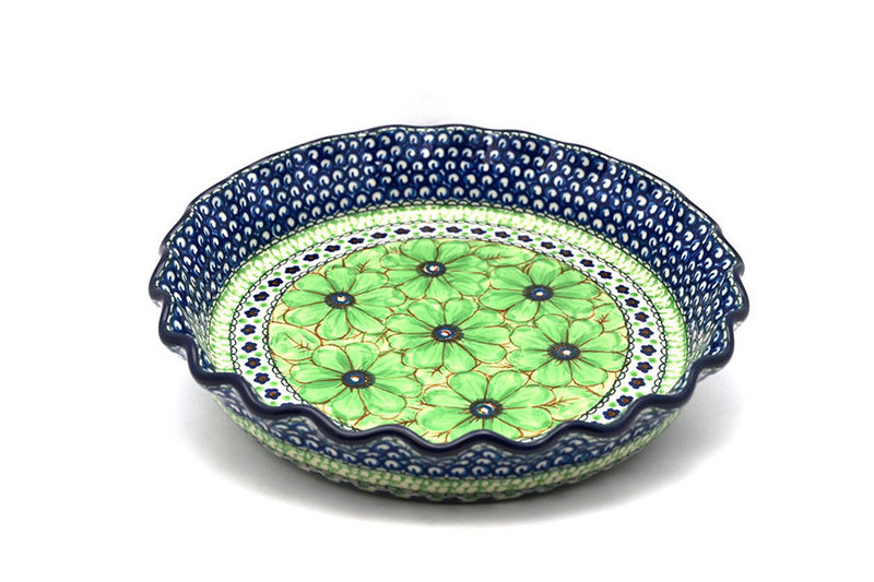 Ceramika Artystyczna Polish Pottery Baker - Pie Dish - Fluted - Unikat Signature U408A 636-U408A (Ceramika Artystyczna)