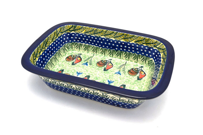 Ceramika Artystyczna Polish Pottery Baker - Rectangular with Grip Lip - Unikat Signature U2663 162-U2663 (Ceramika Artystyczna)