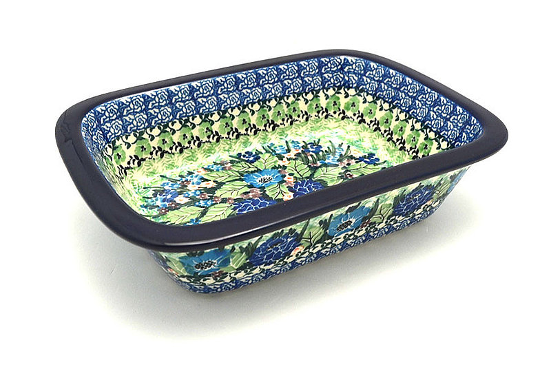 Ceramika Artystyczna Polish Pottery Baker - Rectangular with Grip Lip - Unikat Signature U4572 162-U4572 (Ceramika Artystyczna)