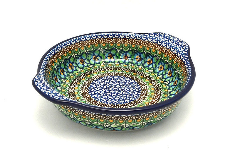 Ceramika Artystyczna Polish Pottery Baker - Round with Grips - Medium - Unikat Signature - U151 141-U0151 (Ceramika Artystyczna)