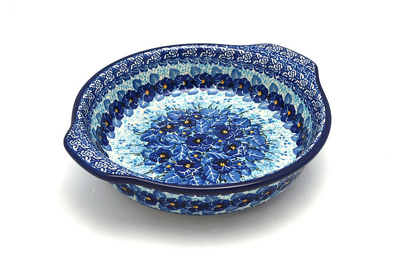 Ceramika Artystyczna Polish Pottery Baker - Round with Grips - Medium - Unikat Signature - U3639 141-U3639 (Ceramika Artystyczna)