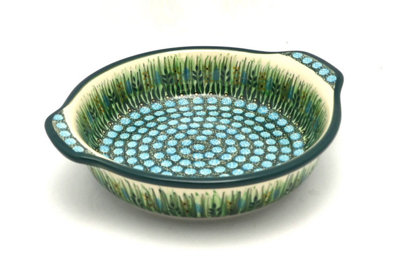 Ceramika Artystyczna Polish Pottery Baker - Round with Grips - Medium - Unikat Signature - U803 141-U0803 (Ceramika Artystyczna)