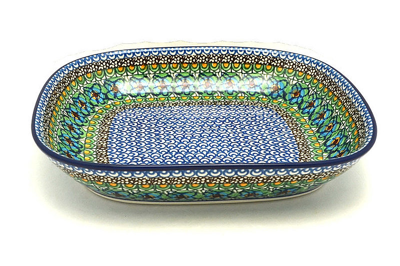 Ceramika Artystyczna Polish Pottery Baker - Shallow Rectangular - Medium - Unikat Signature - U151 158-U0151 (Ceramika Artystyczna)
