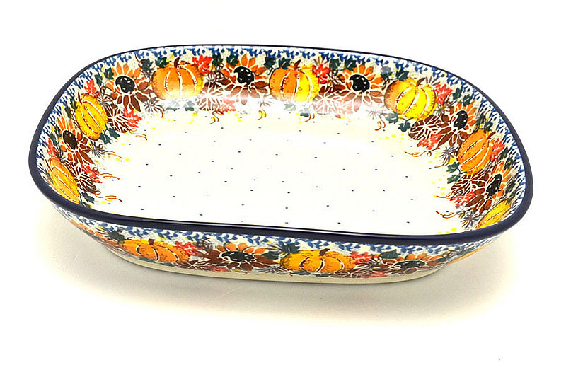 Ceramika Artystyczna Polish Pottery Baker - Shallow Rectangular - Medium - Unikat Signature - U4741 158-U4741 (Ceramika Artystyczna)
