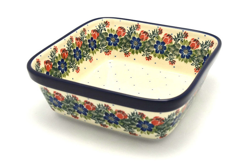 Ceramika Artystyczna Polish Pottery Baker - Square - Garden Party 430-1535a (Ceramika Artystyczna)