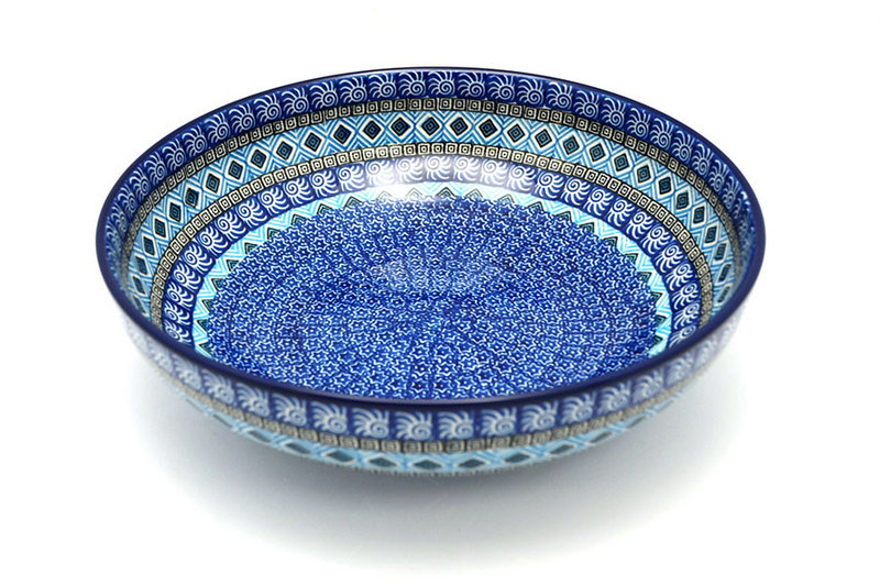 Ceramika Artystyczna Polish Pottery Bowl - Contemporary - Large (11") - Aztec Sky C36-1917a (Ceramika Artystyczna)