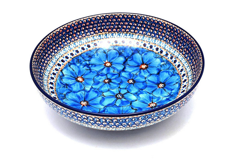 Ceramika Artystyczna Polish Pottery Bowl - Contemporary - Large (11") - Unikat Signature U408C C36-U408C (Ceramika Artystyczna)