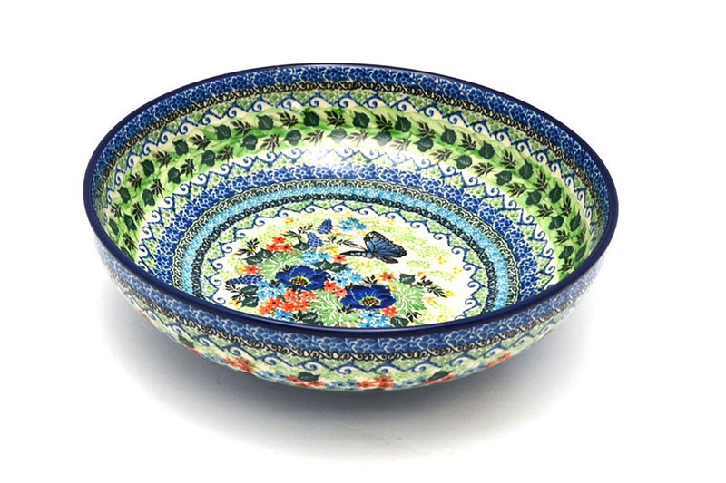 Ceramika Artystyczna Polish Pottery Bowl - Contemporary - Large (11") - Unikat Signature U4600 C36-U4600 (Ceramika Artystyczna)