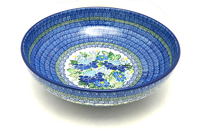 Ceramika Artystyczna Polish Pottery Bowl - Contemporary - Large (11") - Unikat Signature U5138 C36-U5138 (Ceramika Artystyczna)