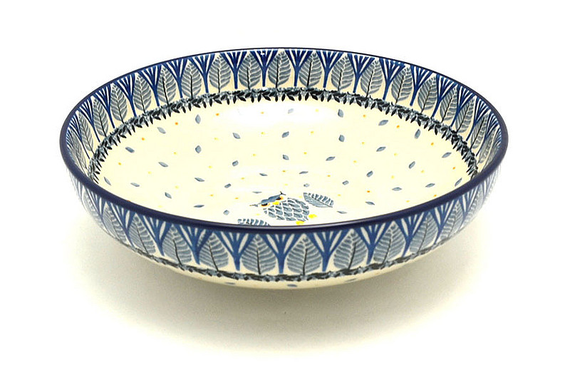 Ceramika Artystyczna Polish Pottery Bowl - Contemporary - Medium (9") - Don't Give a Hoot B91-3327a (Ceramika Artystyczna)