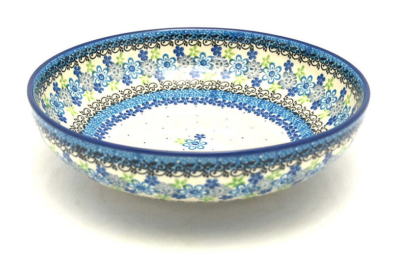 Ceramika Artystyczna Polish Pottery Bowl - Contemporary - Medium (9") - Flower Works B91-2633a (Ceramika Artystyczna)