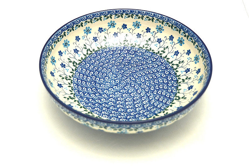 Polish Pottery Bowl - Contemporary - Medium (9") - Georgia Blue