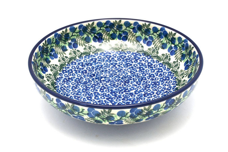 Ceramika Artystyczna Polish Pottery Bowl - Contemporary - Medium (9") - Huckleberry B91-1413a (Ceramika Artystyczna)