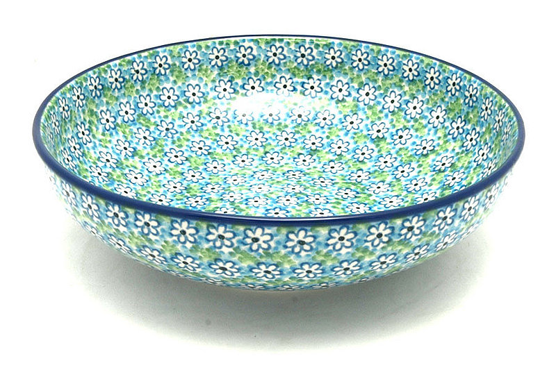 Polish Pottery Bowl - Contemporary - Medium (9") - Key Lime