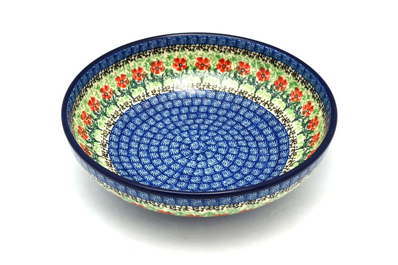 Polish Pottery Bowl - Contemporary - Medium (9") - Maraschino
