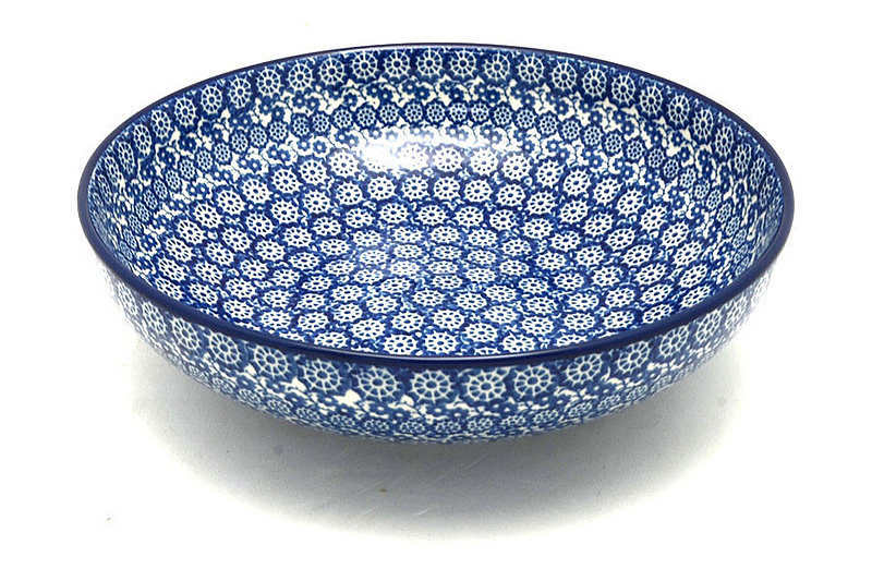 Ceramika Artystyczna Polish Pottery Bowl - Contemporary - Medium (9") - Midnight B91-2615a (Ceramika Artystyczna)