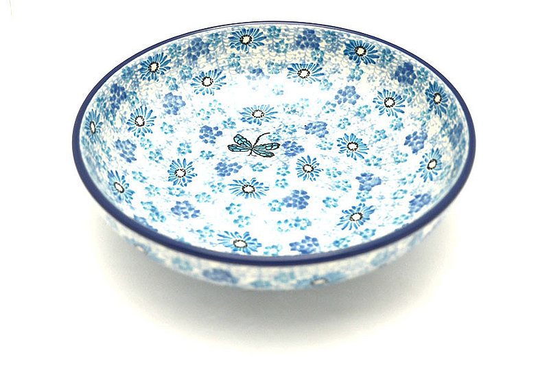 Ceramika Artystyczna Polish Pottery Bowl - Contemporary - Medium (9") - Misty Dragonfly B91-2818a (Ceramika Artystyczna)
