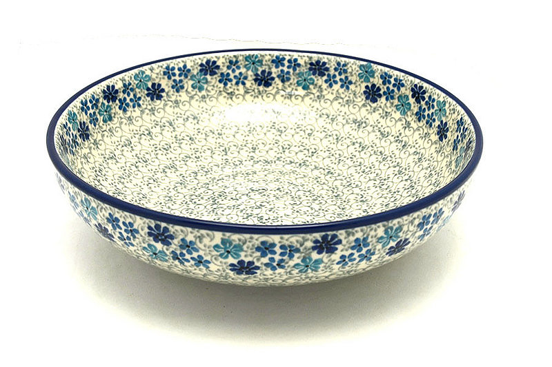 Polish Pottery Bowl - Contemporary - Medium (9") - Sea Blossom