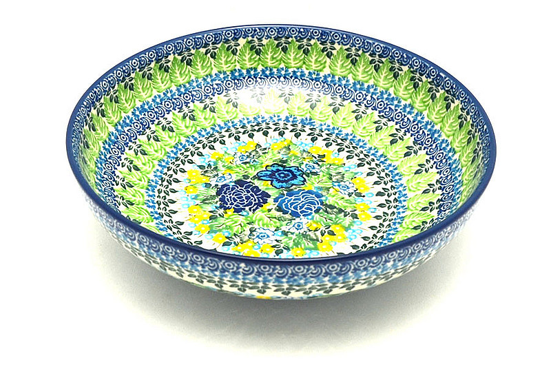 Ceramika Artystyczna Polish Pottery Bowl - Contemporary - Medium (9") - Unikat Signature U3677 B91-U3677 (Ceramika Artystyczna)