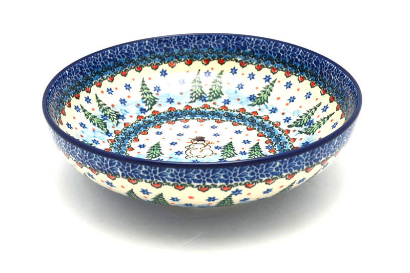 Ceramika Artystyczna Polish Pottery Bowl - Contemporary - Medium (9") - Unikat Signature U4661 B91-U4661 (Ceramika Artystyczna)