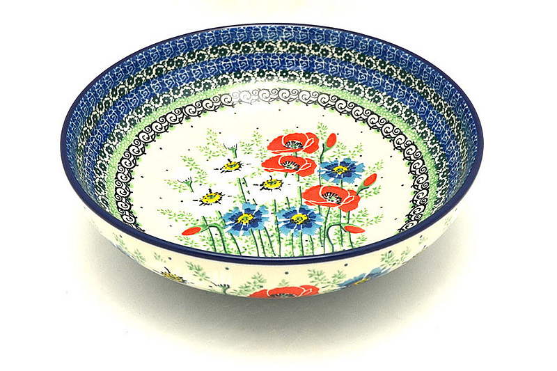 Ceramika Artystyczna Polish Pottery Bowl - Contemporary - Medium (9") - Unikat Signature U4968 B91-U4968 (Ceramika Artystyczna)