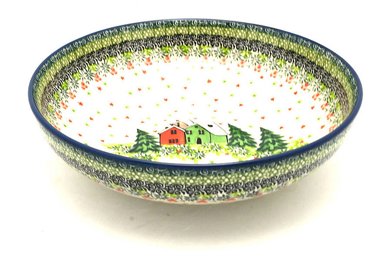Ceramika Artystyczna Polish Pottery Bowl - Contemporary - Medium (9") - Unikat Signature U5037 B91-U5037 (Ceramika Artystyczna)
