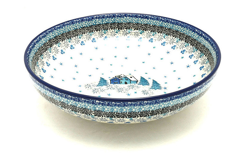 Ceramika Artystyczna Polish Pottery Bowl - Contemporary - Medium (9") - Unikat Signature U5045 B91-U5045 (Ceramika Artystyczna)