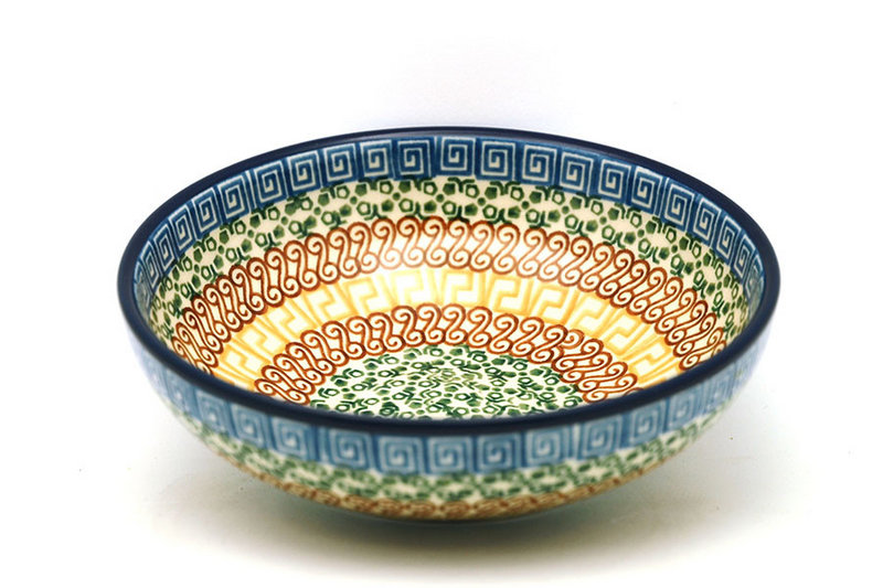 Ceramika Artystyczna Polish Pottery Bowl - Contemporary Salad - Autumn B90-050a (Ceramika Artystyczna)