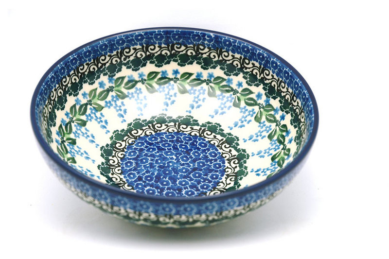 Ceramika Artystyczna Polish Pottery Bowl - Contemporary Salad - Wisteria B90-1473a (Ceramika Artystyczna)