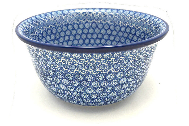 Polish Pottery Bowl - Deep Artisan Bowl - Large - Midnight