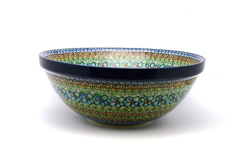 Ceramika Artystyczna Polish Pottery Bowl - Grand Nesting (10 3/4") - Unikat Signature U151 055-U0151 (Ceramika Artystyczna)